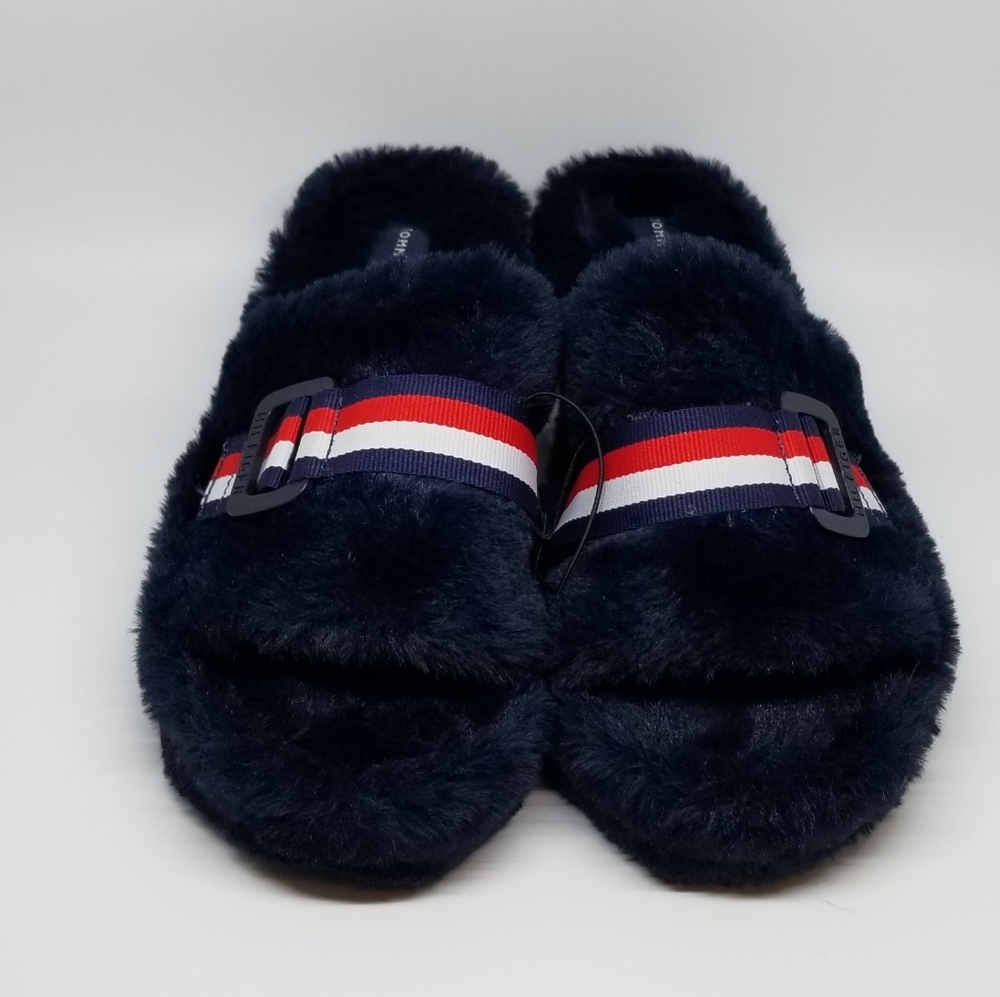 Tommy Hilfiger Women's Leisur Faux Fur Slides View 3